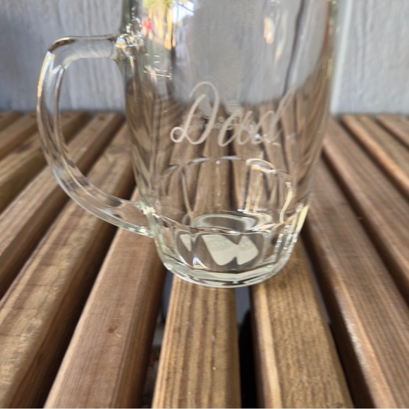 Walt Disney World Glass Mug Vintage Grumpy Engraved Dad Arriba Brothers Cup - Picture 13 of 15